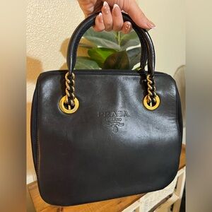 Prada Nappa Handbag With COA